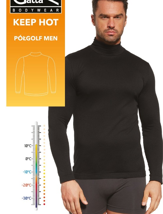 Podkoszulek PÓŁGOLF KEEP HOT MEN
